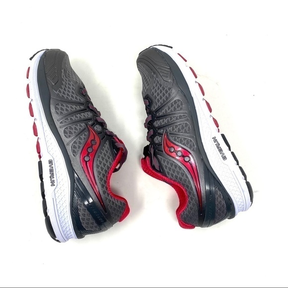 Saucony Echelon 6 grey pink running shoes - Picture 7 of 8